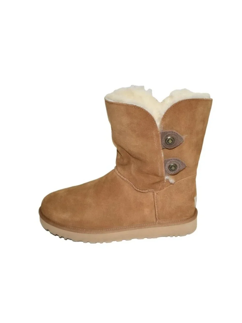 New Ugg Marciela II Genuine Shearling Chestnut Suede Boot 11 1104375 DD23 Z